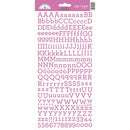 Doodlebug My Type Cardstock Stickers 6in x 13in - Bubblegum*
