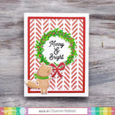 Waffle Flower Die - Merry Wreath*