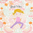 Fabric Editions Needle Creations Easy Peasy Embroidery Kit 8"X 8" - Good Vibes Stamped On Canvas*