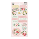 P13 Flowerish Chipboard Stickers 4.1"X8.7"