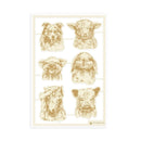 P13 Die-Cut Chipboard Embellishments 4"x6" - Farm Sweet Farm