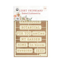 P13 Die-Cut Chipboard Embellishments 4"X6" - Farm Sweet Farm