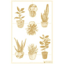 P13 Die-Cut Chipboard Embellishments 4in x 6in - The Garden Of Books