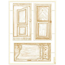 P13 Die-Cut Chipboard Embellishments 4in x 6in - The Garden Of Books