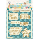P13 Die-Cut Chipboard Embellishments 4"x 6" - Good Night