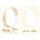 P13 Die-Cut Chipboard Embellishments 4"x6" - Hello Spring