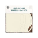 P13 Light Chipboard Album Base 6"X6" Mix and Match, P13 Fresh Lemonade*
