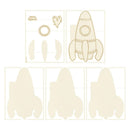 P13 Light Chipboard Album Base 6"x8" - You Can Be Anything