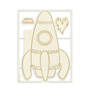 P13 Light Chipboard Album Base 6"x8" - You Can Be Anything