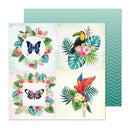 Kaisercraft - Sun kissed Collection 12in x 12in Double Sided Paper - Pineapple Sour*