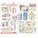 Prima Marketing The Plant Department Chipboard Stickers 27 pack Shapes W/Foil Details*