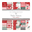 The Paper Boutique Perfect Partners - Love Always 8"x 8" Embellishments Pad*