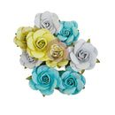 Prima Marketing Paper Flowers 9 pack Postcards From Paradise - Harmony
