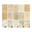 Poppy Crafts Vintage Scrap Paper - Postcards 30pcs