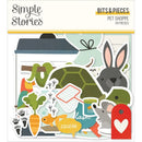 Simple Stories Pet Shoppe - Bits & Pieces Die-Cuts 49 pack*