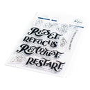 Pinkfresh Studio Clear Stamp Set 4"X6" - Reset*