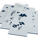 Pinkfresh Studio Slimline Stencils 4"X9" 6 pack - Hibiscus Layering*