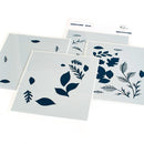 Pinkfresh Studio Stencils 4.25"x 5.25" 4 pack - Fall Foliage Layering*