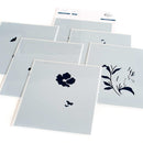 Pinkfresh Studio Stencils 4.25"X5.25" 6/Pkg With Sympathy Layering*