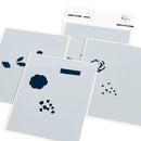 Pinkfresh Studio Stencils 4.25"X5.25" 4 pack With Love Layering