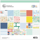 PinkFresh Studio Double-Sided Paper Pack 12"X12" 12 pack - Life Right Now, 12 Designs/1 Each*