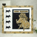 Pink Ink Designs 6"x 8" Clear Stamp Set - Andy Warthog*