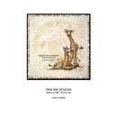Pink Ink Designs 6"x 8" Clear Stamp Set - Baby Giraffe