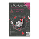 Pink Ink Designs 6"x 8" Clear Stamp Set - Christmas Series - Partridge In A Pear Tree*