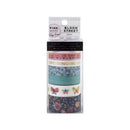 Paige Evans Bloom Street Washi Tape 8/Pkg - W/Iridescent Foil Accents*