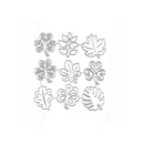 Poppy Crafts Cutting Dies (10.6cm x 11.4cm) Array Of Leaves 222*