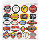 Reminisce Label Cardstock Stickers 12"x 12" Real Magic Too*