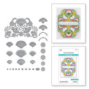 Spellbinders Etched Dies Four Petal Bloom Reflection- Four Petal