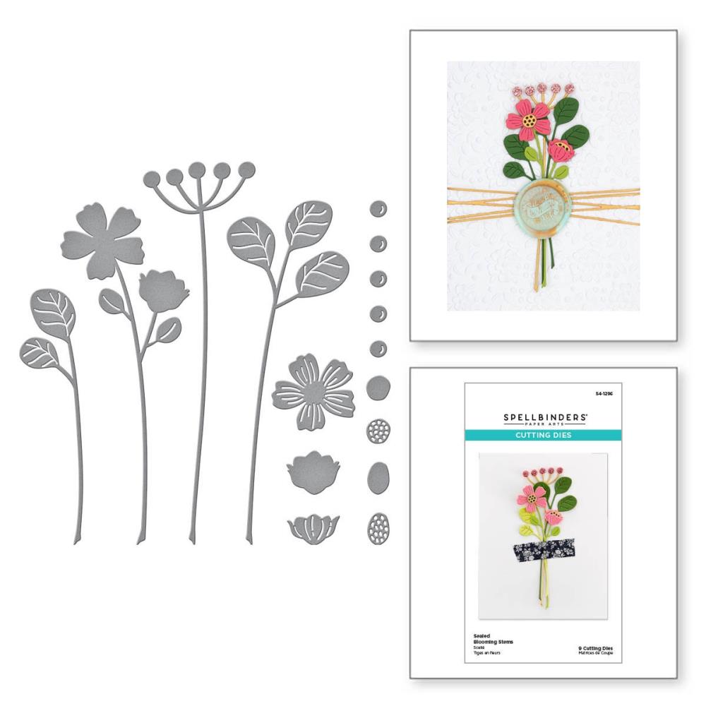 Spellbinders Hot Foil Plates Sealed Blooming Stems – CraftOnline