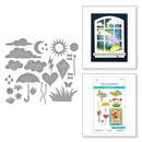 Spellbinders Etched Dies By Tina Smith Up In The Air View, Windows With A View*