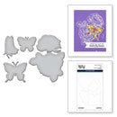 Spellbinders Etched Dies By Simon Hurley - Butterfly Kisses*