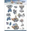 Find It Trading Amy Design Punchout Sheet - Whispers Of Winter - Skating*