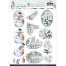 Find It Trading Jeanine's Art Punchout Sheet - Winter Garden - Helleborus*
