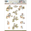 Find It Trading Precious Marieke Punchout Sheet Cranberries, Birds & Berries*