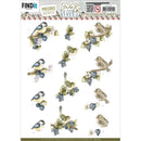 Find It Trading Precious Marieke Punchout Sheet Blackberries, Birds & Berries*