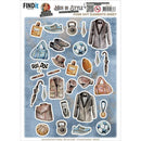 Find It Trading Yvonne Creations Punchout Sheet Men In Style - Small Elements A
