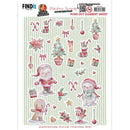 Find It Trading Yvonne Creations Punchout Sheet Small Elements A, Christmas Scenery