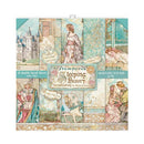 Stamperia Double-Sided Paper Pad 8"X8" 10 pack - Sleeping Beauty, 10 Designs/1 Each