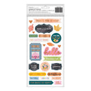 Paige Evans - Garden Shoppe Thickers Stickers 49 pack - Best Today Phrase with Copper Foil Accents*