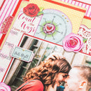 BoBunny - Count The Ways Chipboard Stickers - Pink oil*