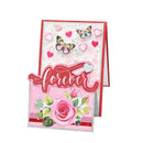 BoBunny - Count The Ways Chipboard Stickers - Pink oil*