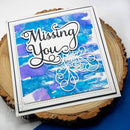 Creative Expressions Craft Dies By Sue Wilson - Noble Shadowed Sentiment Collection - Missing You*