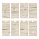 Tim Holtz Idea-Ology Sticker Book 4.5in x 8.75in 622 pack Clippings