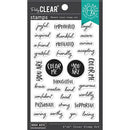 Hero Arts Clear Stamp - Colour Me Words*