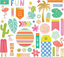 My Minds Eye - Just Chill Mixed Bag Cardstock Die-Cuts*
