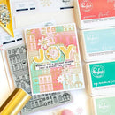 Pinkfresh Studio Die - Snowflakes Background*